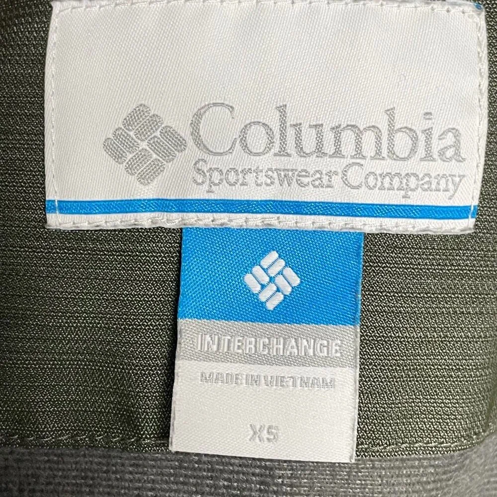 Columbia‎ Interchange Jacket Womens XS 3-in-1  Omni Tech Green & White